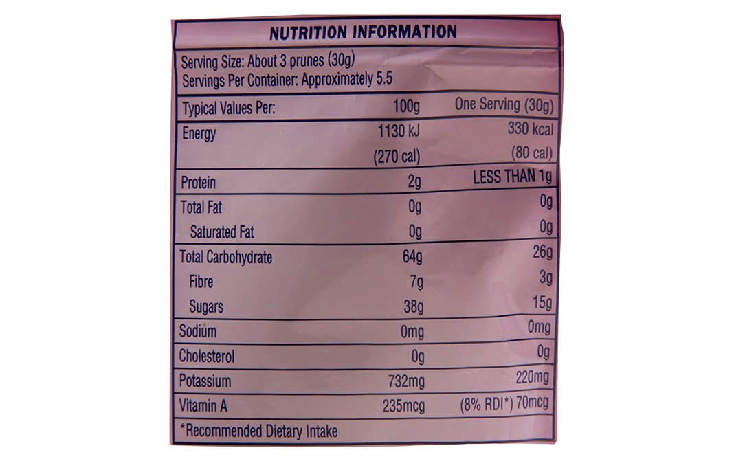 Sunsweet Amazin Prunes Pitted   Pack  200 grams